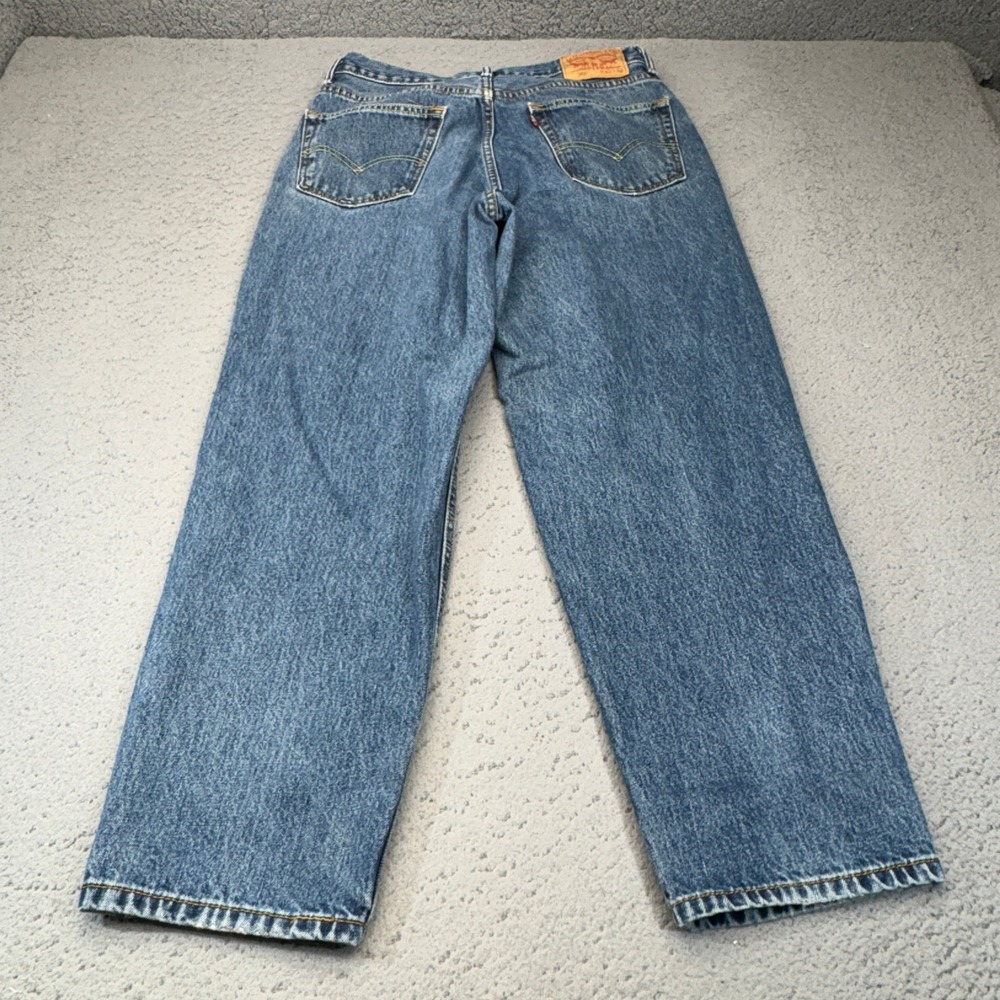 Levi's 560 Jeans Mens 33x30 Blue Comfort Fit Loose Tapered Leg Baggy Denim - Picture 7 of 13